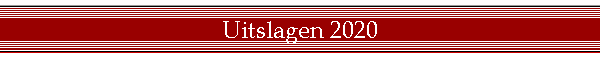 Uitslagen 2020